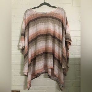 JODIFL Oversized Flowy Striped Knit Tee